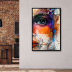 Colorful Portrait Abstract Art - Designity Art