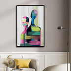 Contemporary Couple Abstract Art - Designity Art
