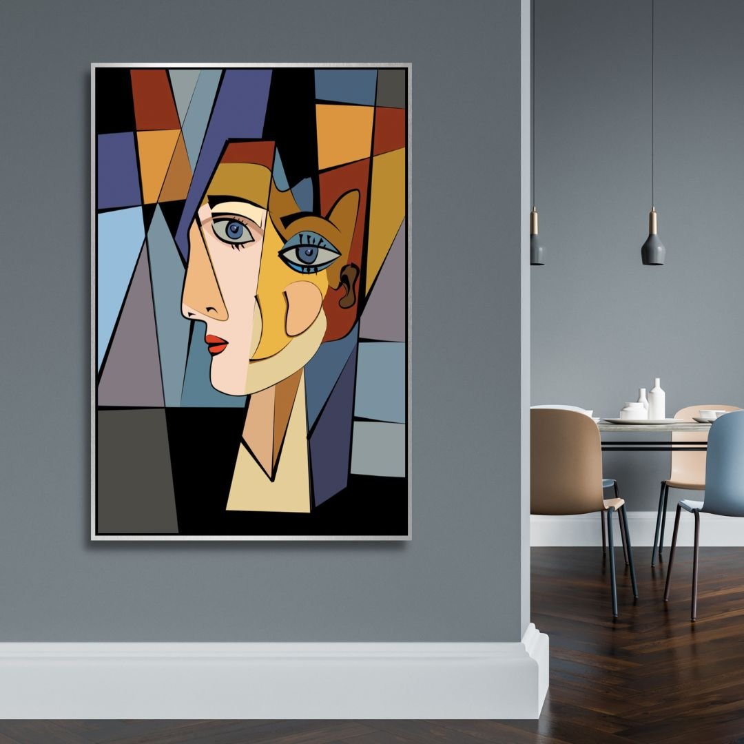 Cubism Style Portrait Art - Designity Art