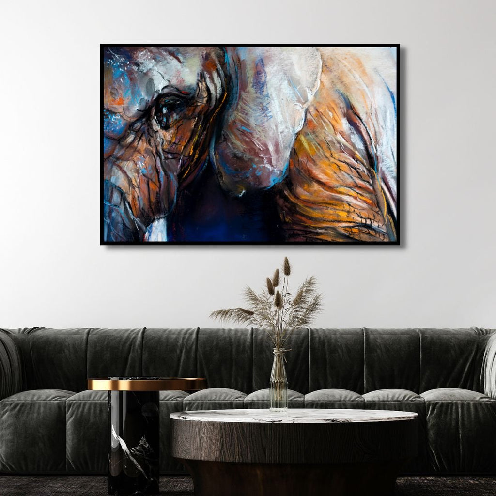 Elephant Portrait Art - Designity Art