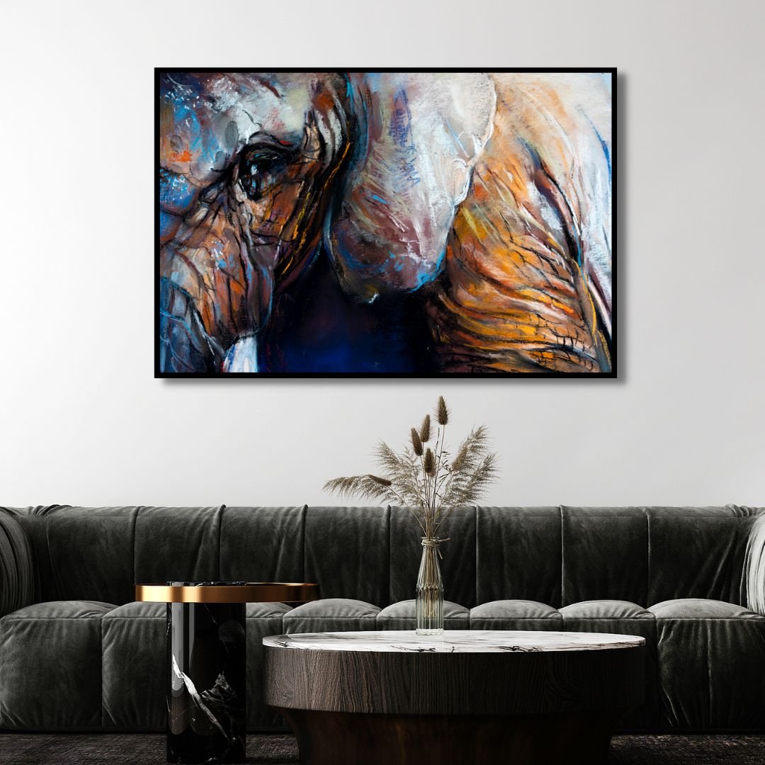 Elephant Portrait Art - Designity Art