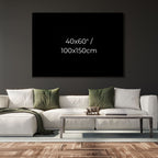 Green, Blue and Brown Color Blocks Abstract Canvas Wall Art - Designity Art