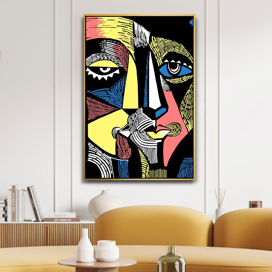 Linostyle Portraits Canvas Wall Art - Designity Art
