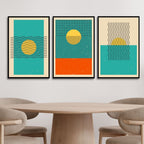 Minimal 20s Geometric Abstract Art - Designity Art