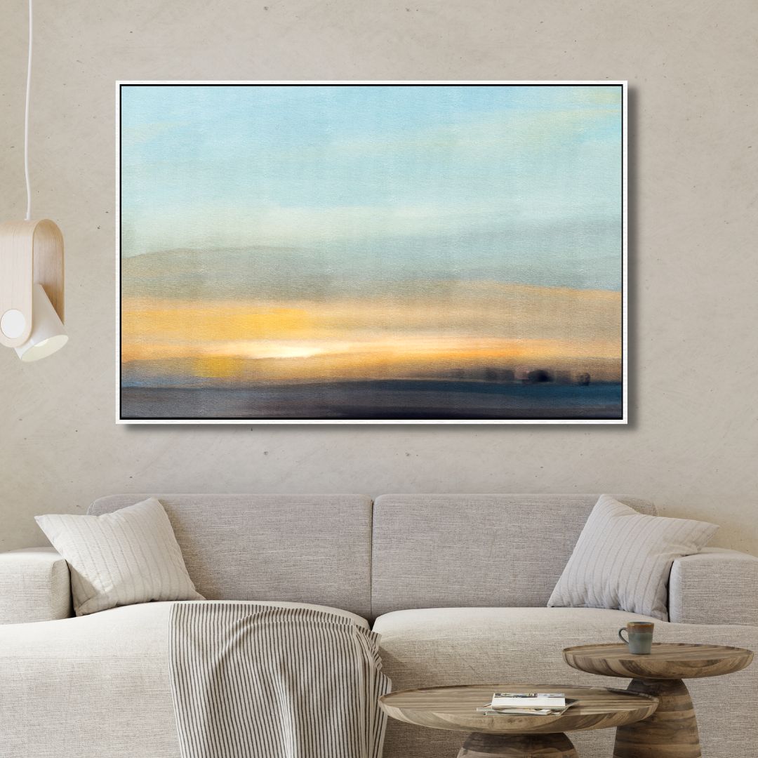 Minimalist Landscape Abstract Art - Designity Art