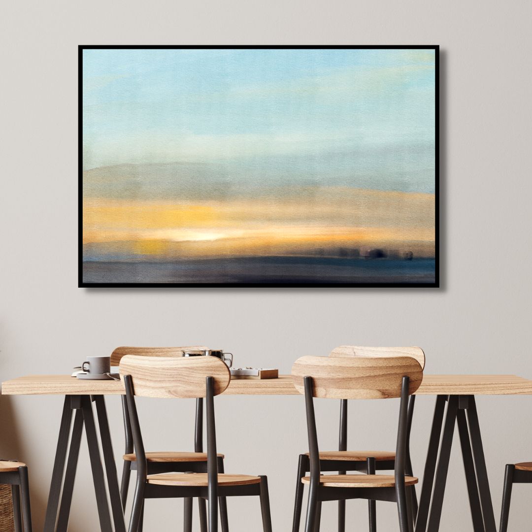 Minimalist Landscape Abstract Art - Designity Art