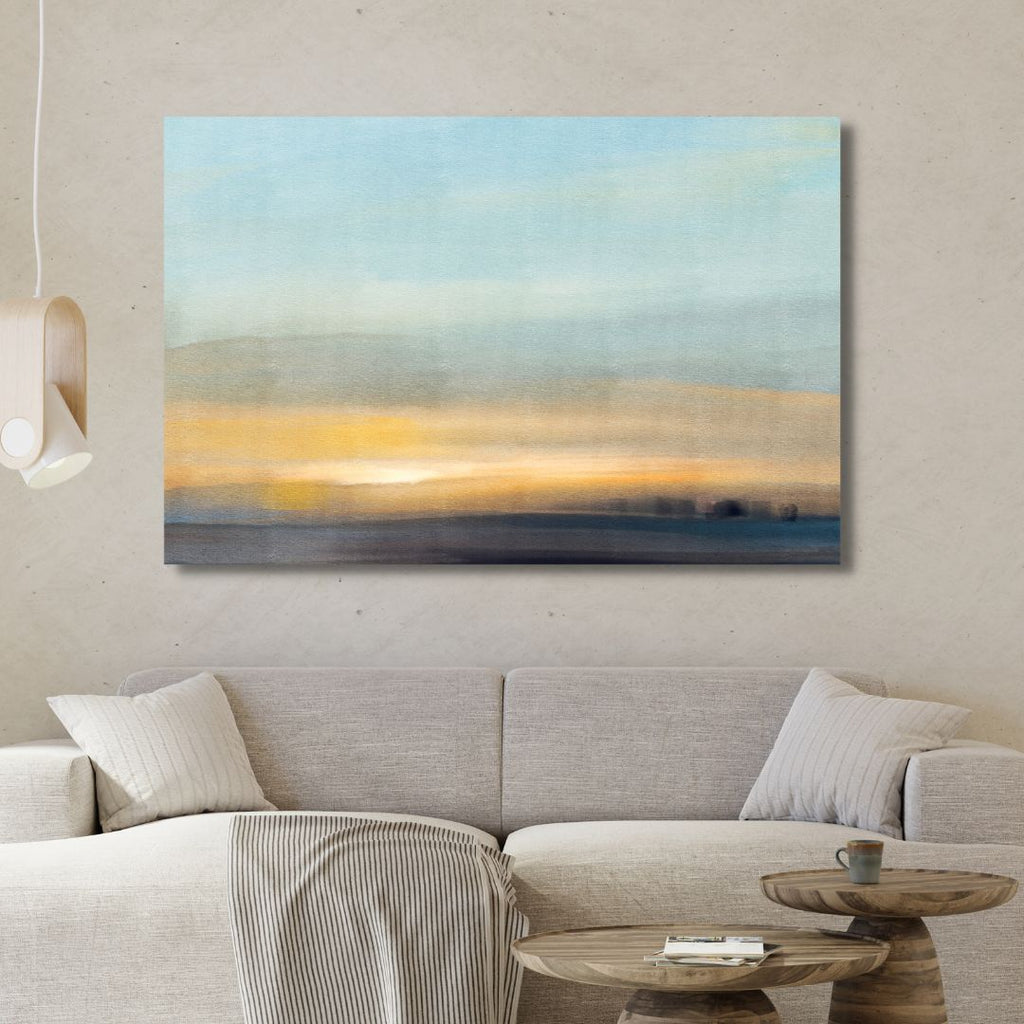 Minimalist Landscape Abstract Art - Designity Art