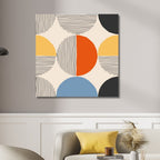 Minimalist Shapes and Lines Abstract Art - Designity Art