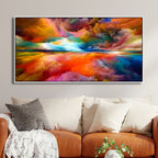 Mystery Morning Clouds Abstract Canvas Art - Designity Art