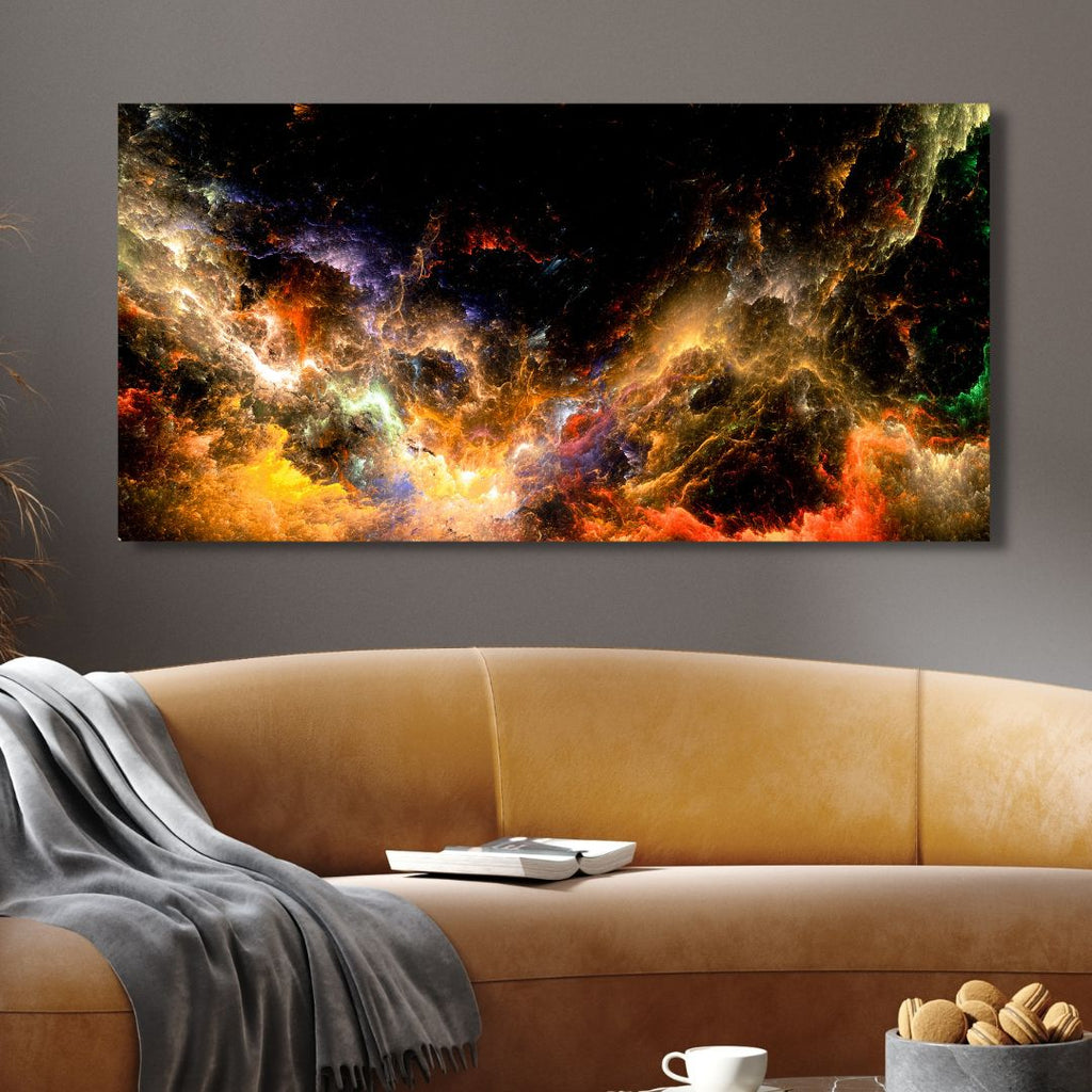 Mystical Sky Abstract Canvas Art - Designity Art
