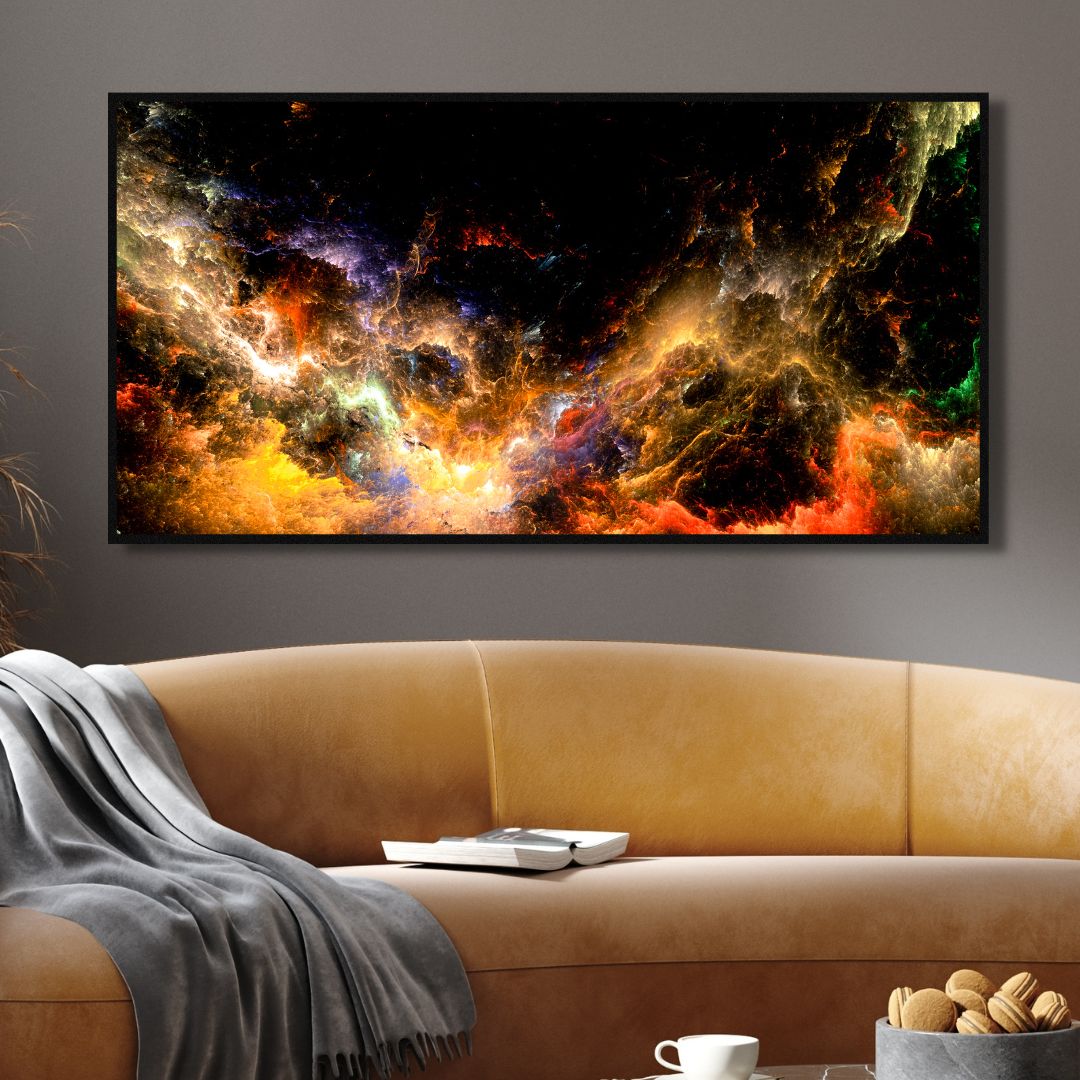 Mystical Sky Abstract Canvas Art - Designity Art