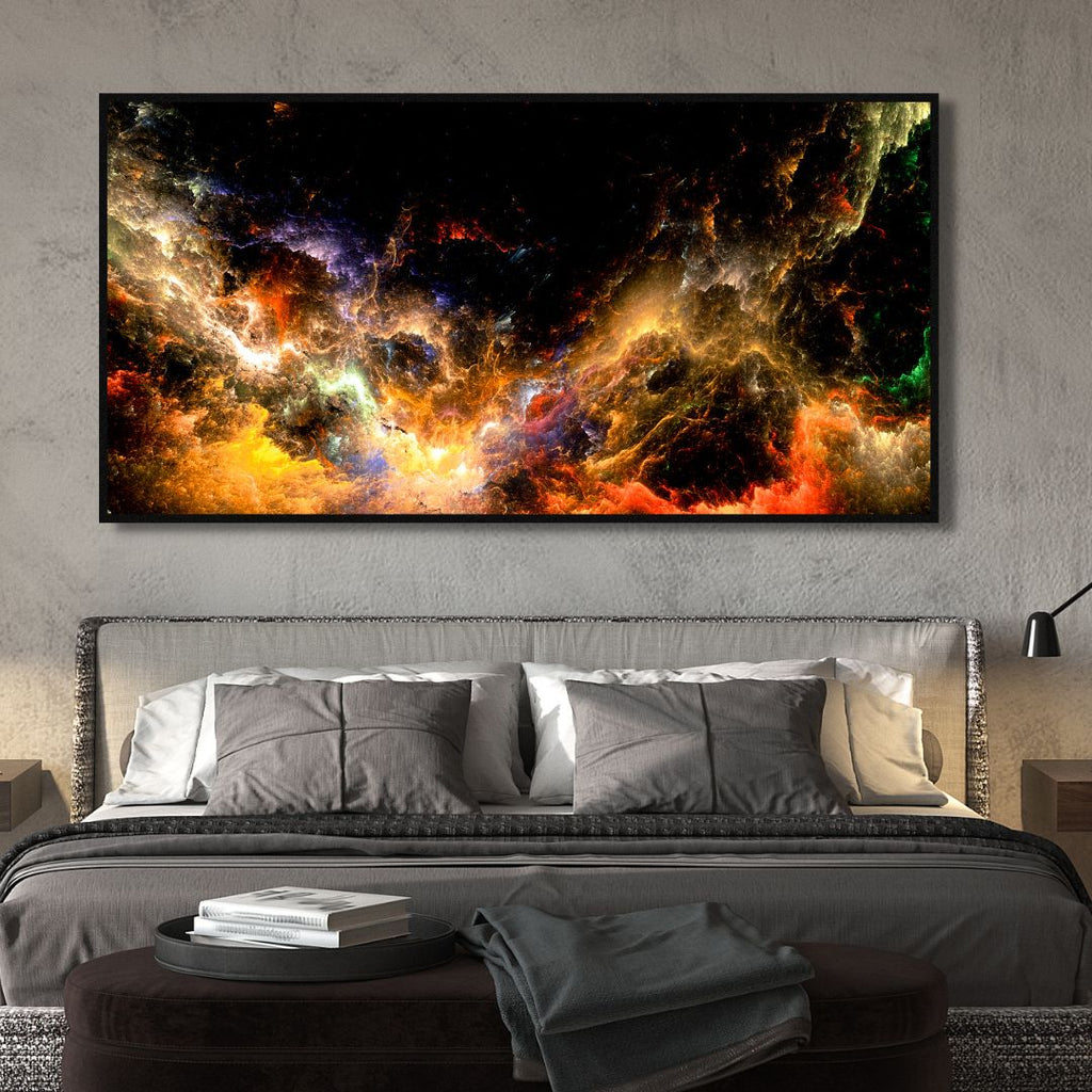 Mystical Sky Abstract Canvas Art - Designity Art