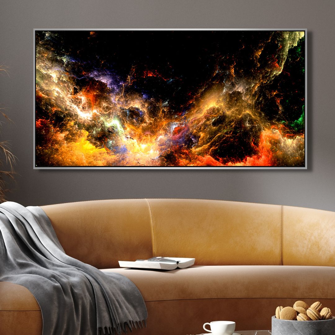Mystical Sky Abstract Canvas Art - Designity Art