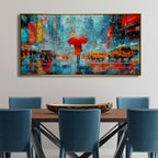 New York City Rainy Day Abstract Art - Designity Art