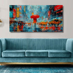 New York City Rainy Day Abstract Art - Designity Art