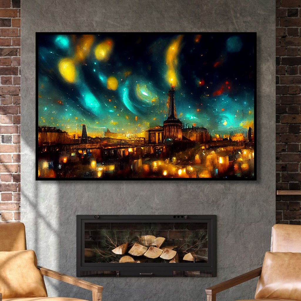 Paris Van Gogh Style Abstract Art - Designity Art
