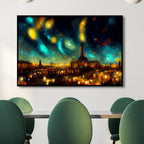 Paris Van Gogh Style Abstract Art - Designity Art