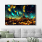 Paris Van Gogh Style Abstract Art - Designity Art
