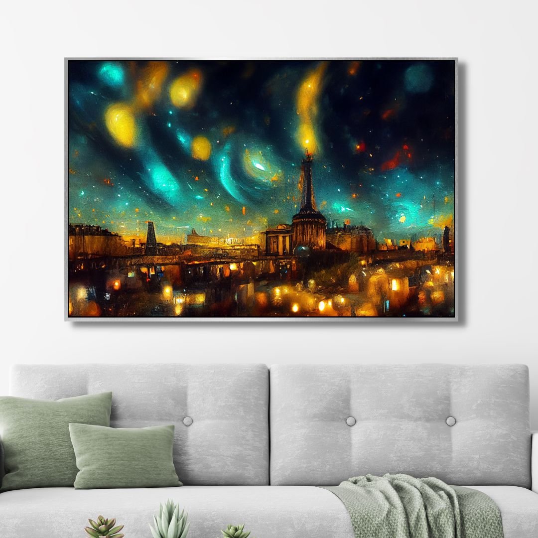 Paris Van Gogh Style Abstract Art - Designity Art