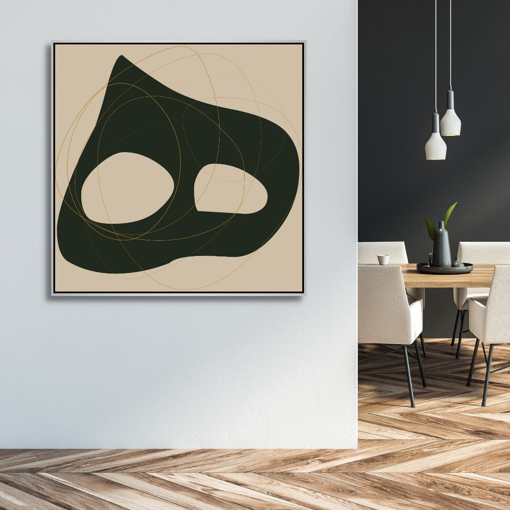 Persian Alphabet Typography Abstract Canvas Art - Designity Art