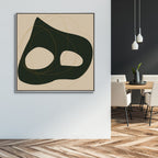 Persian Alphabet Typography Abstract Canvas Art - Designity Art