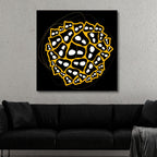 Persian Calligraphy Abstract Canvas Art - Designity Art
