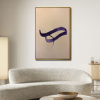 Persian Calligraphy Alphabet Abstract Canvas Art - Designity Art