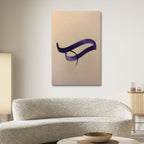 Persian Calligraphy Alphabet Abstract Canvas Art - Designity Art