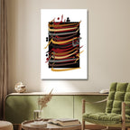 Persian Calligraphy "I can't go on living without you" Abstract Canvas Art - Designity Art
