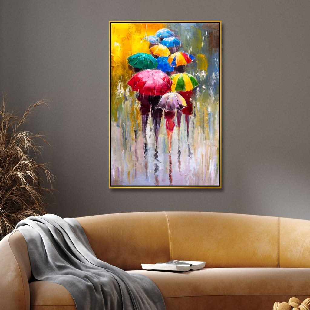 Rainy Day Abstract Art - Designity Art