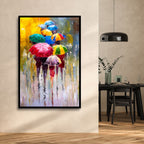 Rainy Day Abstract Art - Designity Art