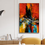 The Restless Sea Abstract Canvas Art - Designity Art