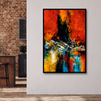 The Restless Sea Abstract Canvas Art - Designity Art