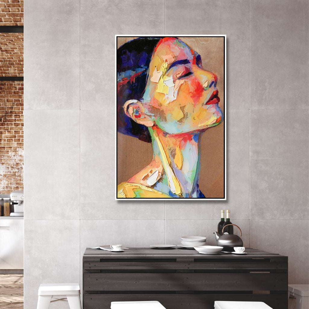 Woman Portrait Canvas Art - Designity Art