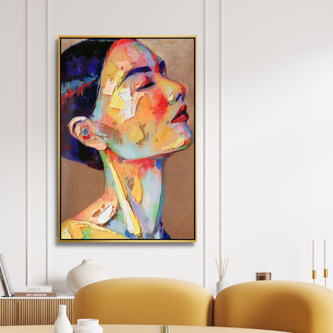 Woman Portrait Canvas Art - Designity Art